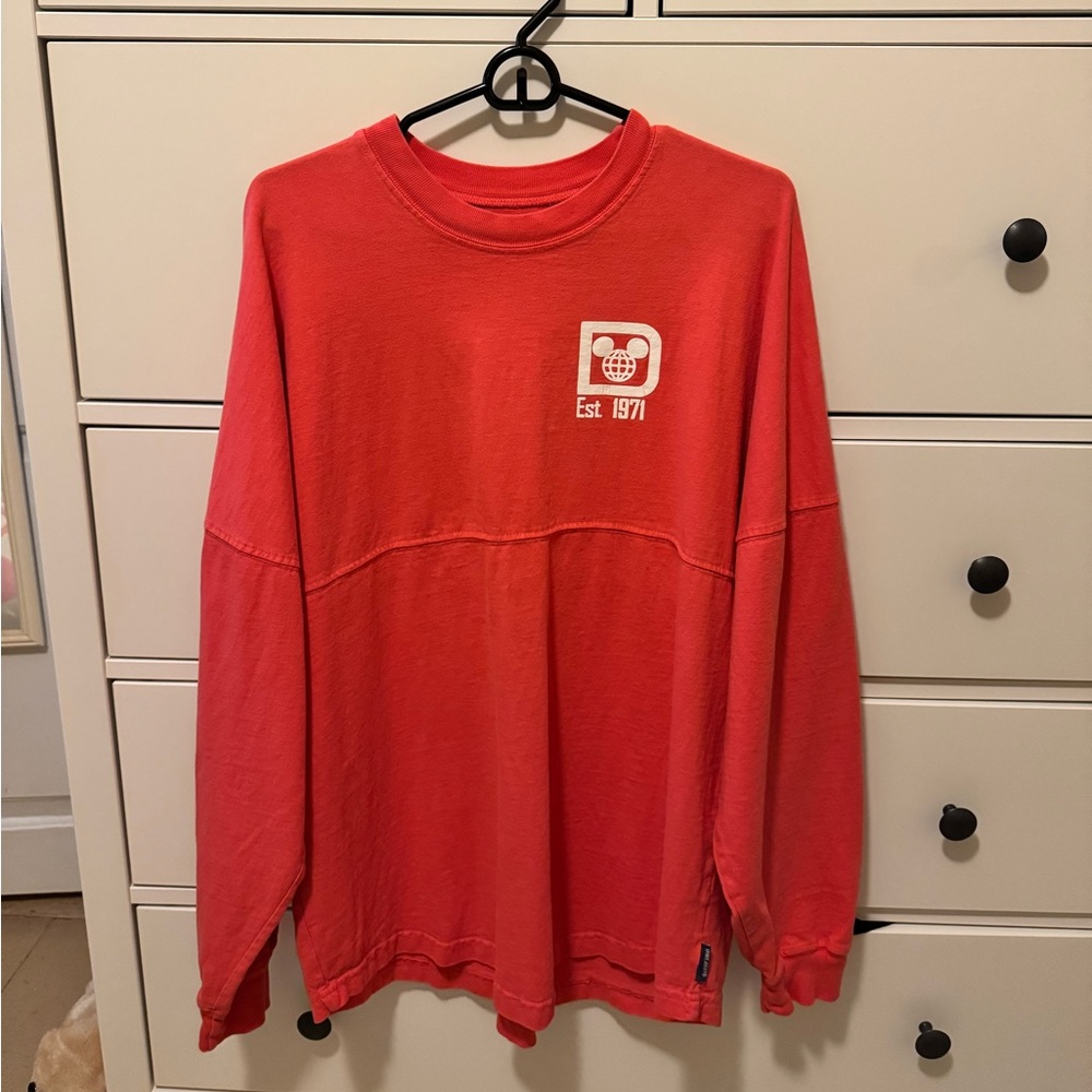 Walt Disney World Coral/Salmon Pink Spirit Jersey Size Medium